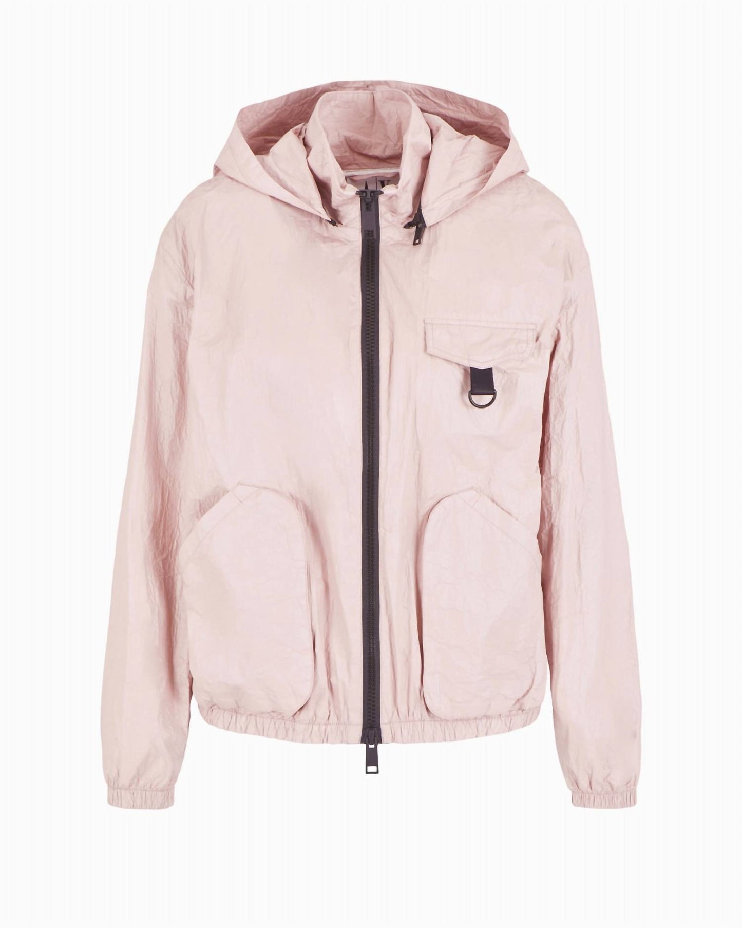 Non-woven Fabric Cargo Pocket Windbreaker Jacket