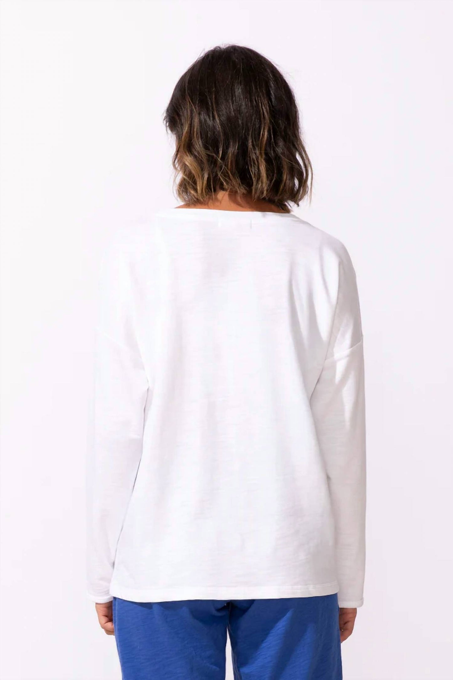 Terry With Bicycle Motif Sweatshirt - Plus