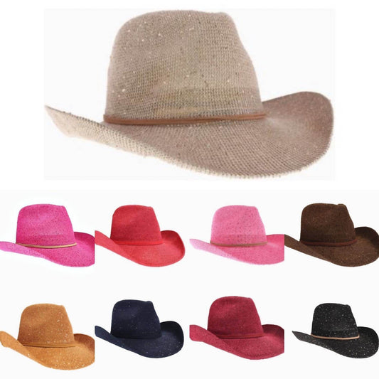 CC Beanies - Women's Sunkissed Sparkle Sequin Cowboy Hat - Rack Hunt -