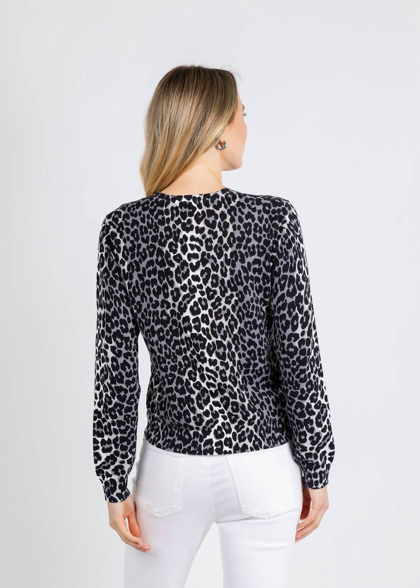 Lydia Leopard Crew Sweater