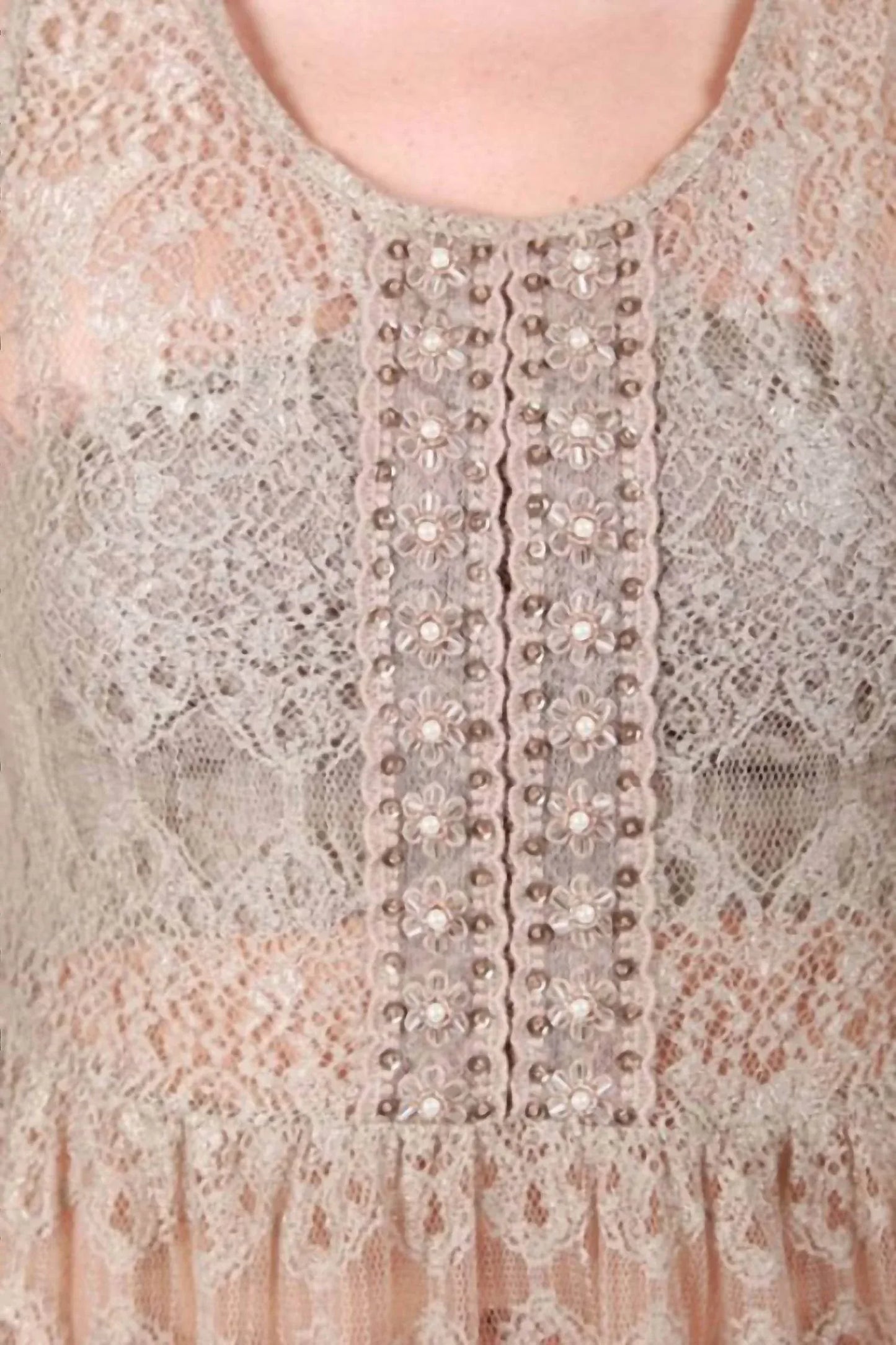 A'REVE - Beaded Lace Tank Top - Rack Hunt