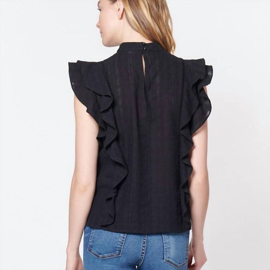 Ksenia Ruffled Sleeves Top