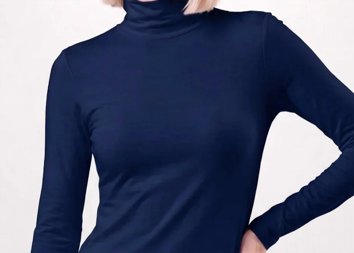 Mock Neck With Sleeves Top