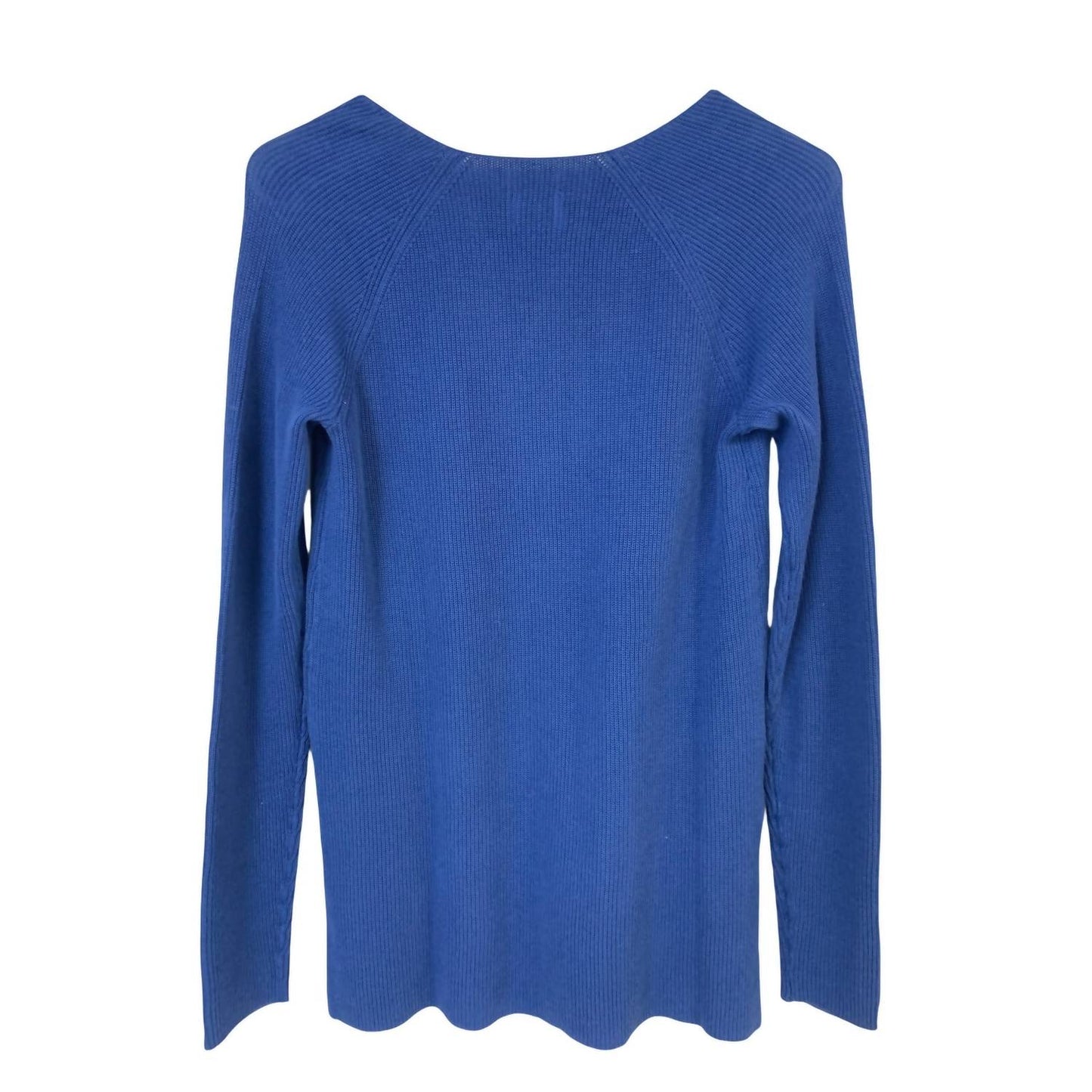 Women's Cotton Long Sleeve Cascadia V Neck Sweater