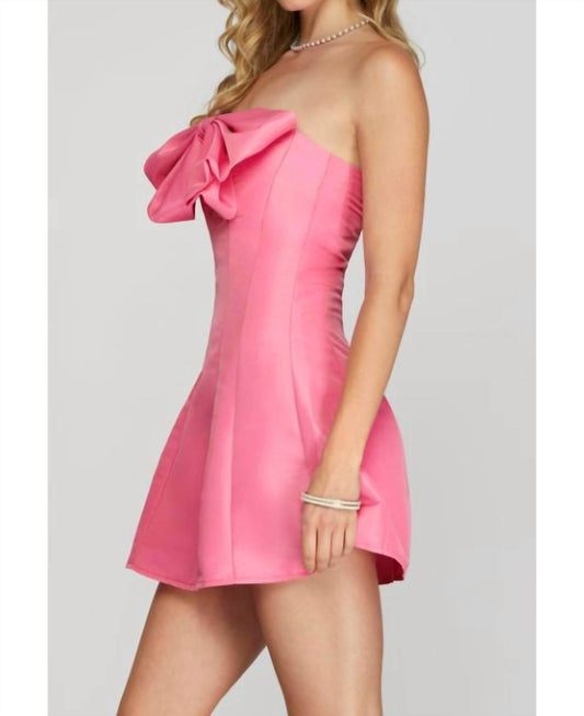 Cason Couture - The Everly Bow Front Mini Dress - Rack Hunt -