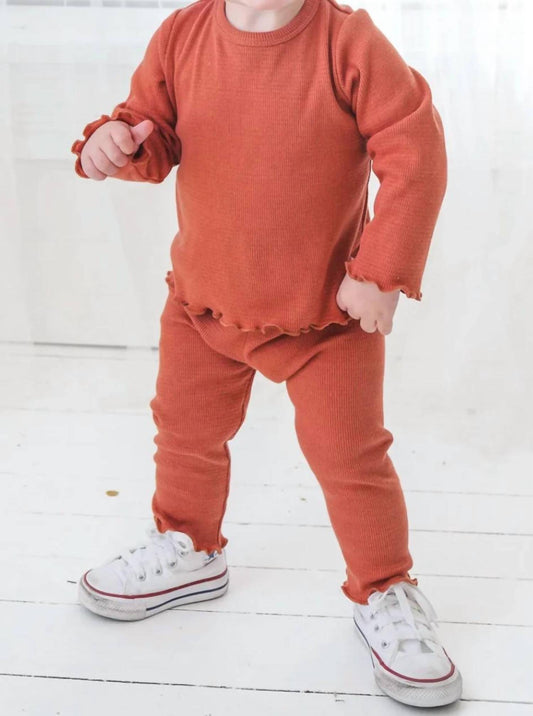 Kids' Aubrey Thermal Knit 2 Piece Set