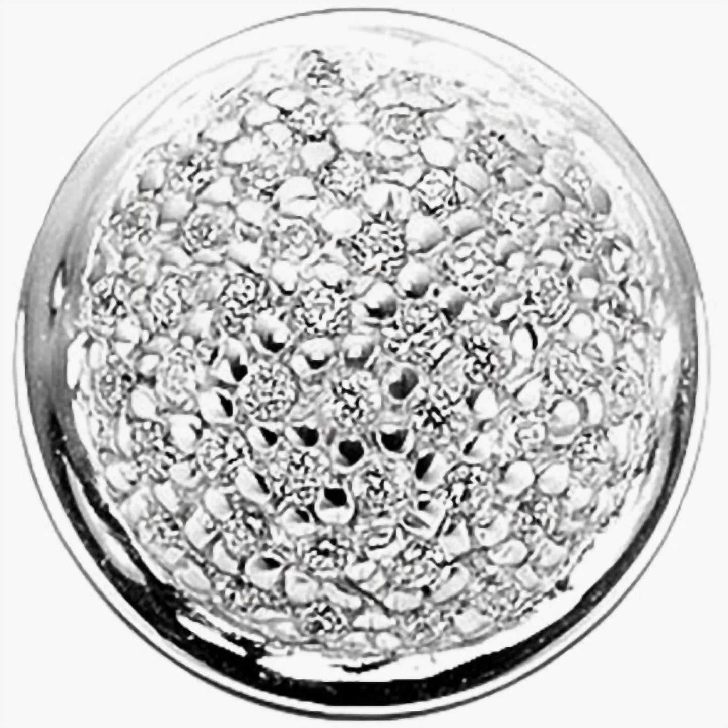 Story Jewellery - Sterling Silver Pave Button - Rack Hunt