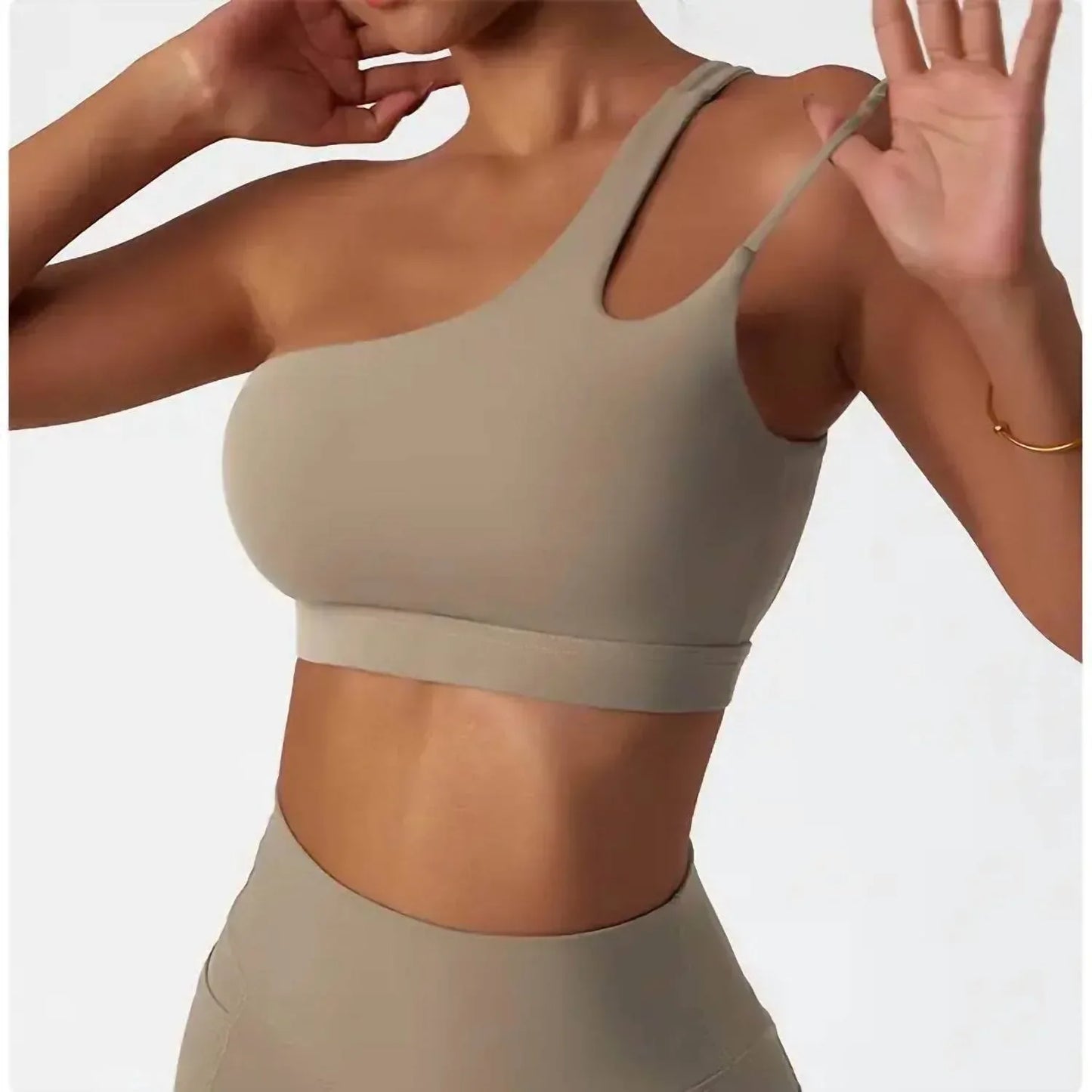 SaySilk - Gabriella Asymmetric Sports Bra - Rack Hunt