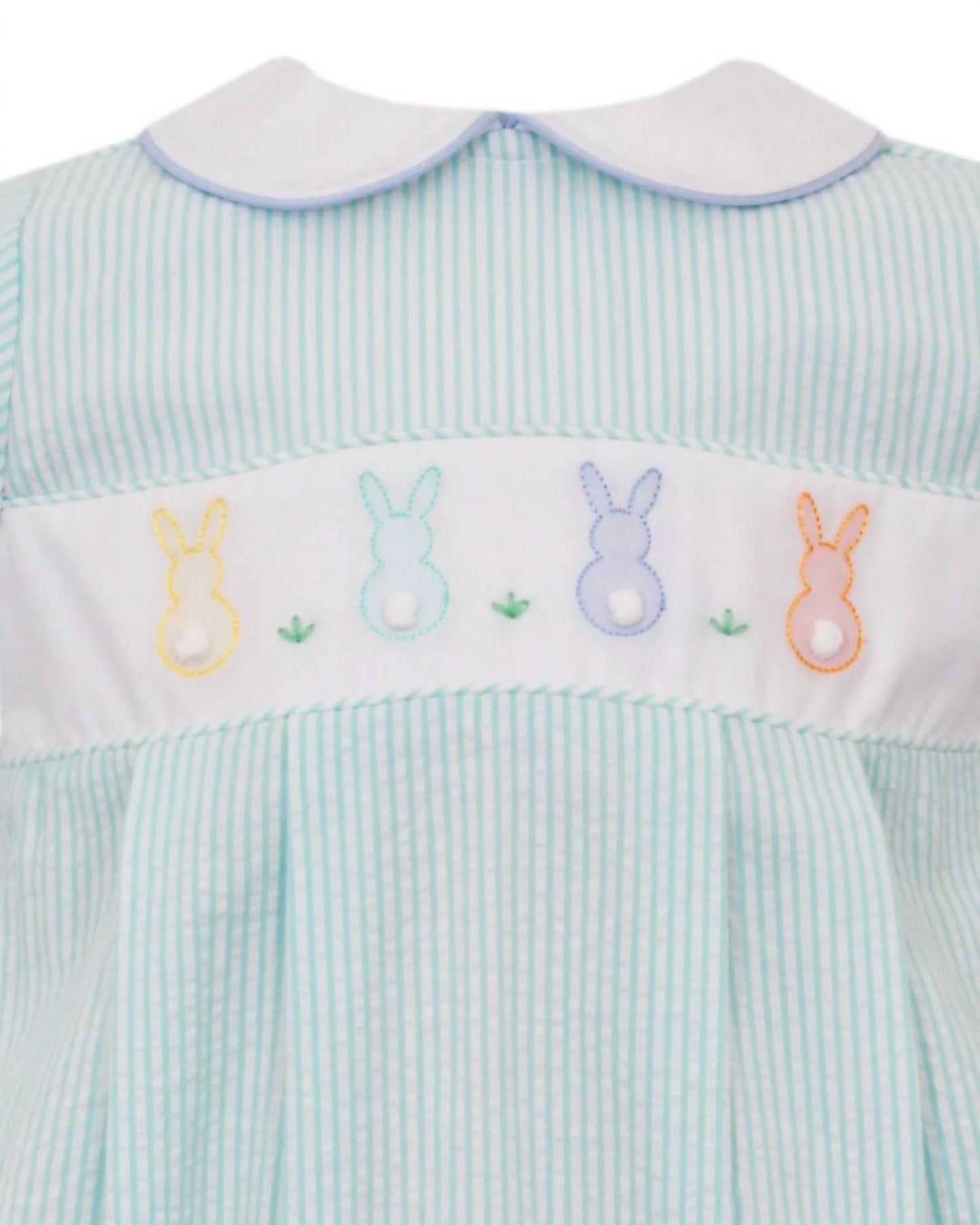 Kid's Cotton Tail Stripe Seersucker Bubble