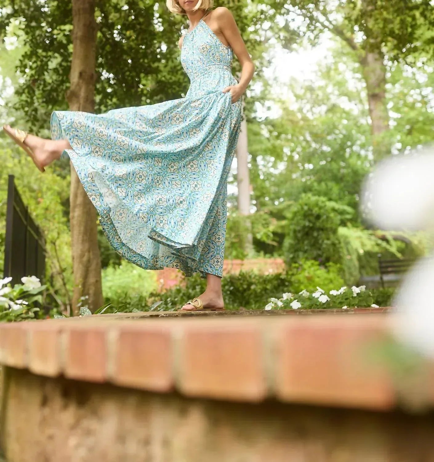 BROOKS AVENUE - Haven Halter Neck Maxi Dress - Rack Hunt