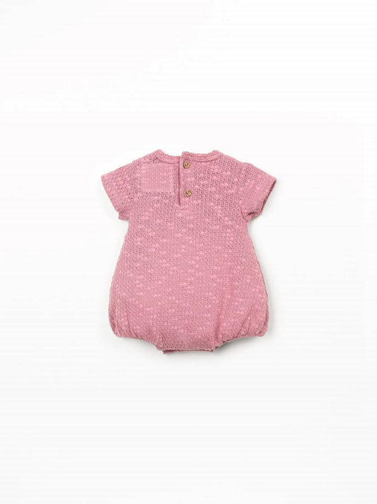 Girls Jersey Bubble Romper