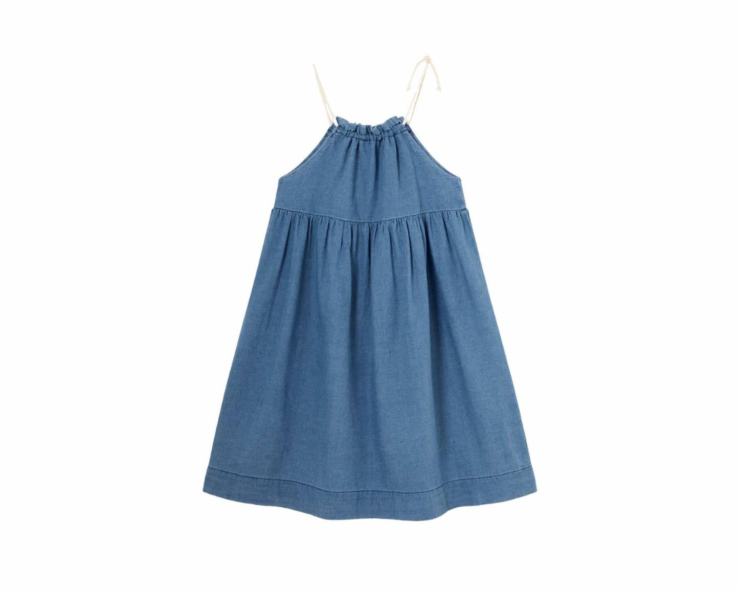Girl's Twill Denim Dress