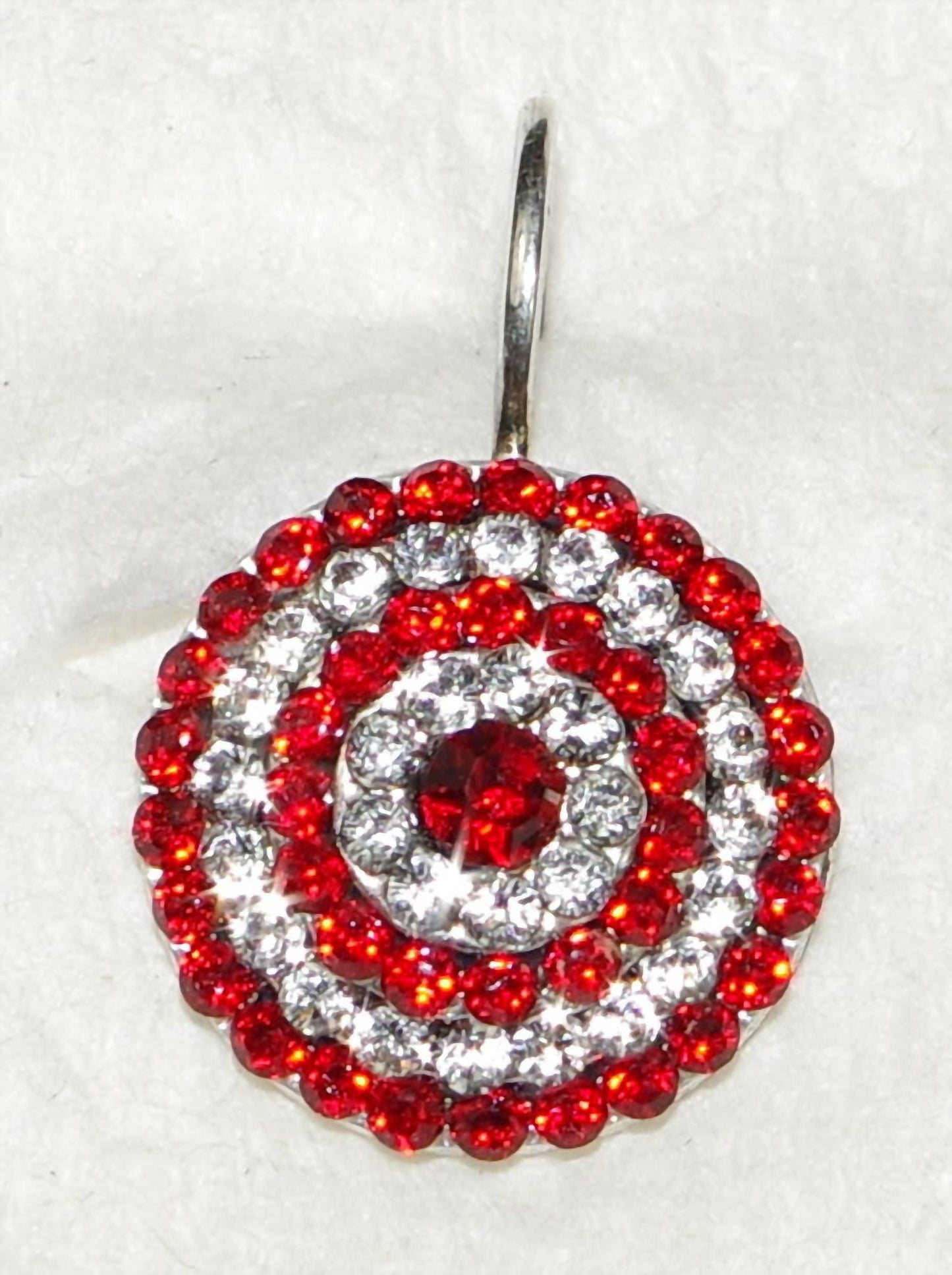 Women's Red Starburst Earrings