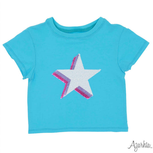 Girls Sequin Stars Tee