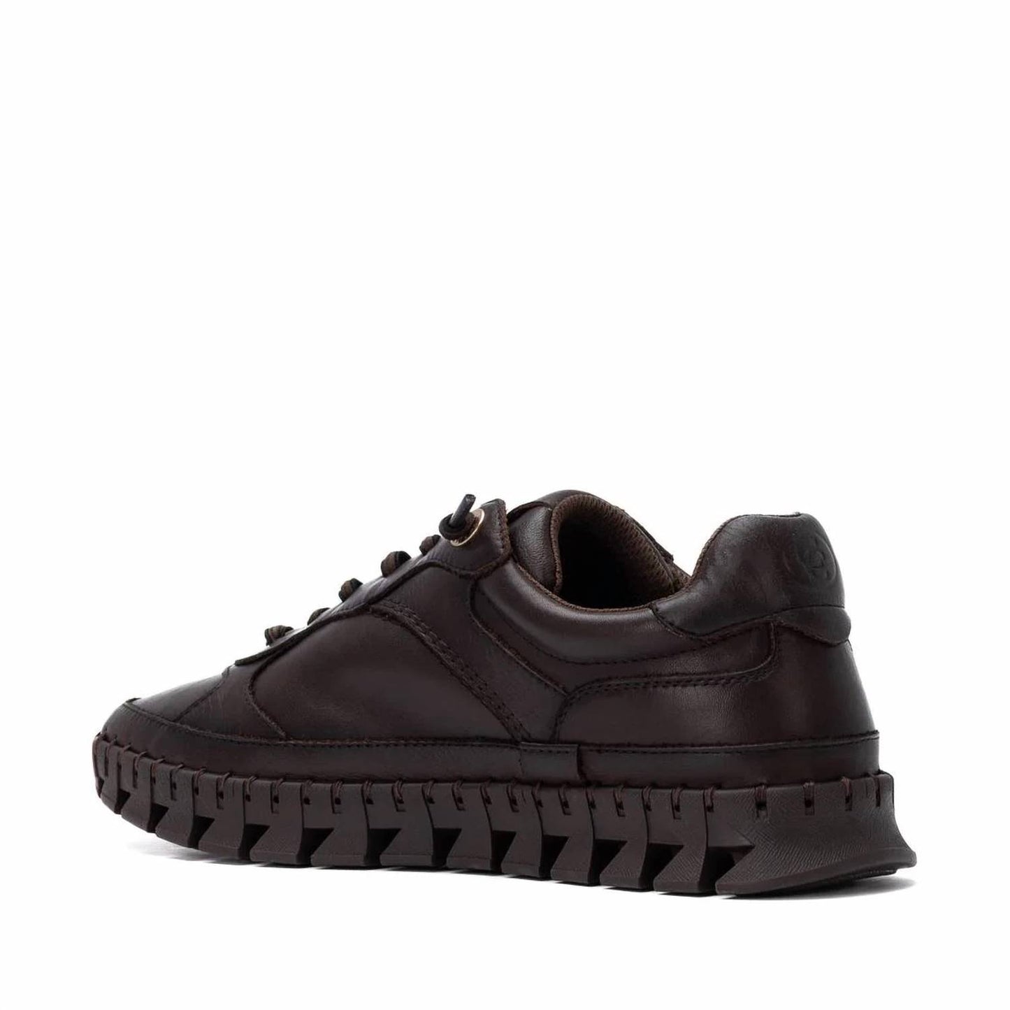 Women's Leather Lace-up Sneakers