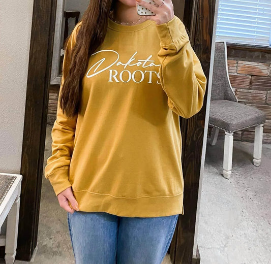 The Minted Olive - Dakota Roots Puff Print Crewneck Sweatshirt - Rack Hunt
