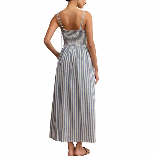 Nadine Striped Midi Dress