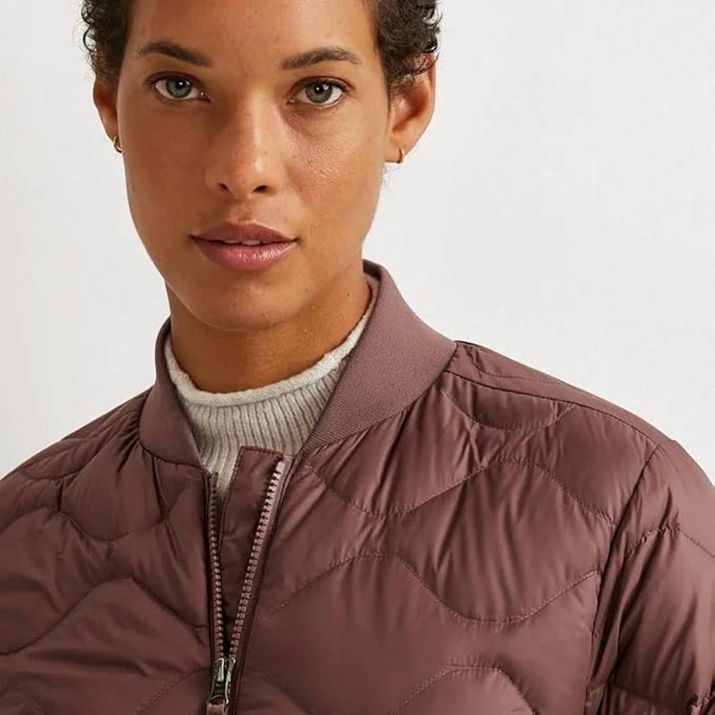 Down Puffer Bomber Jacket