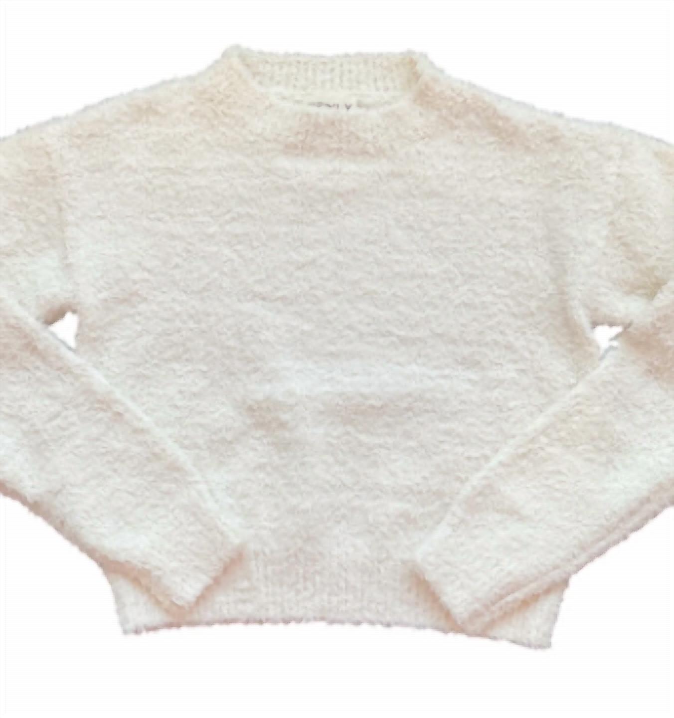 Girl's Sherpa Crew Neck Pullover