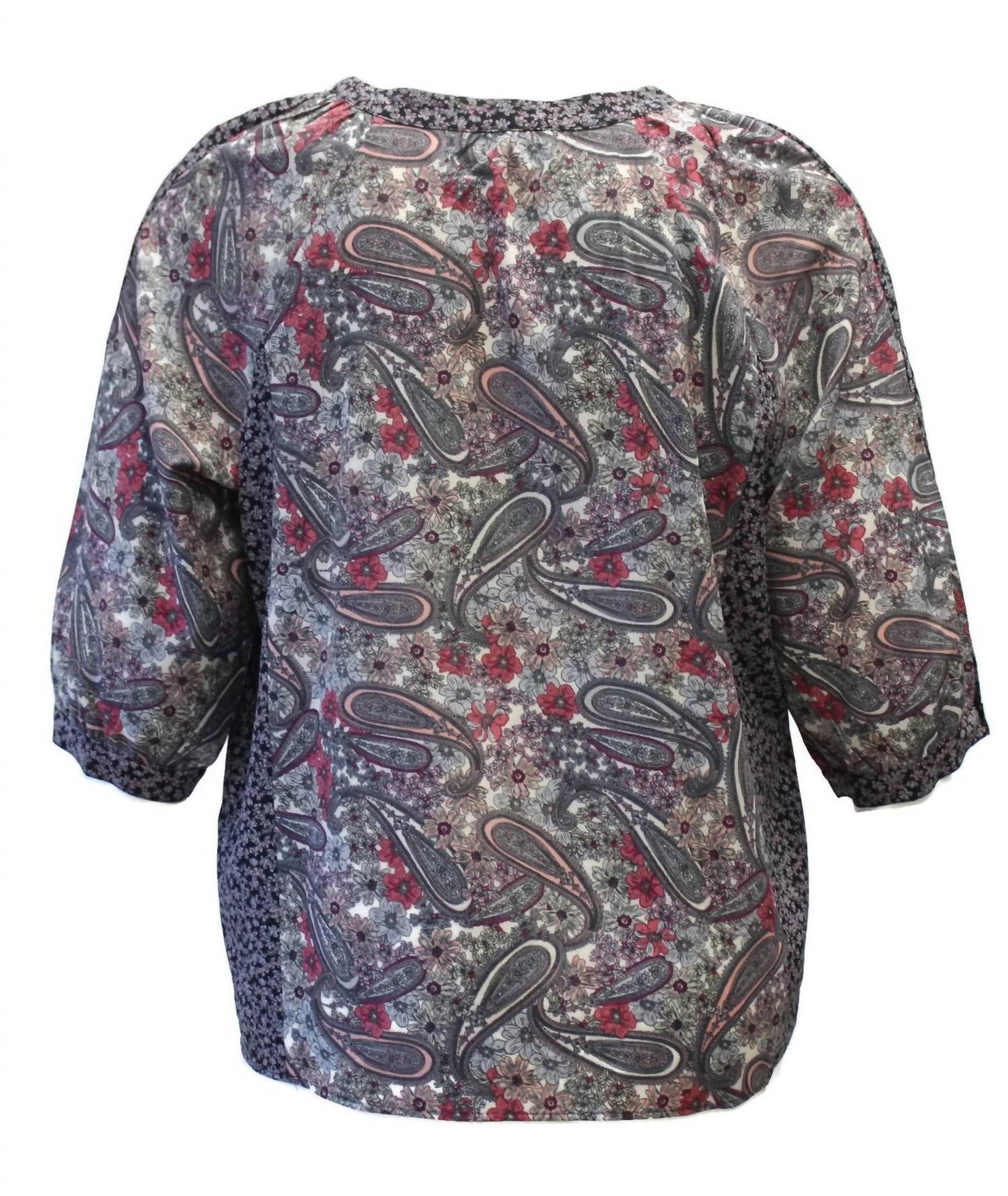 Women's Paisley Print Top