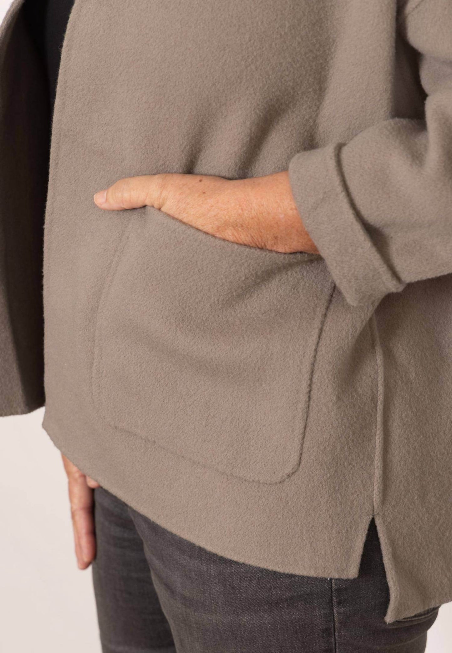 Evam Eva - 3/4 Sleeve Short Coat - Rack Hunt -