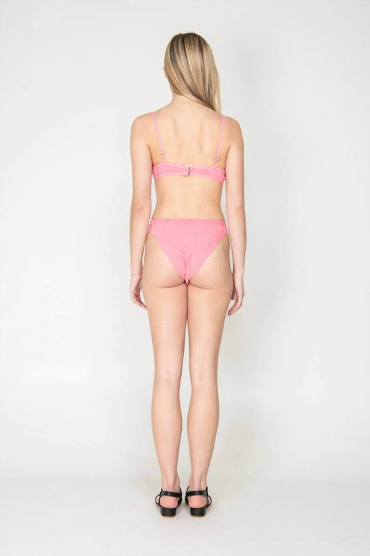Em on Holiday - Women's Terry Hibiscus Bikini Set - Rack Hunt