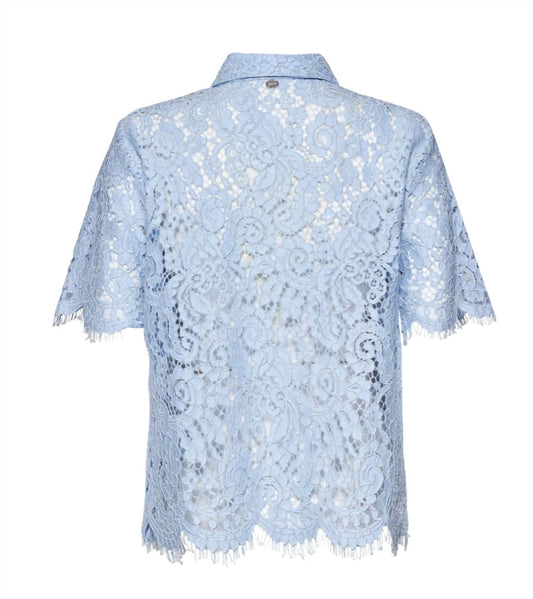 Women's Lace Shirt With Floral Details