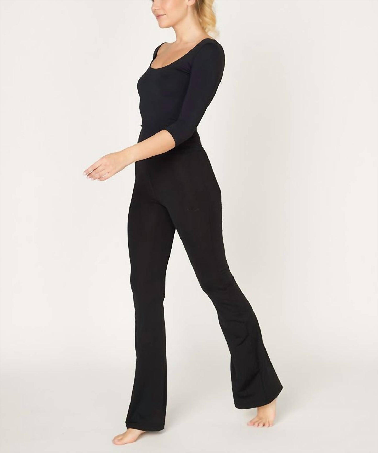 Organic Bamboo Slim Bell Yoga Pant