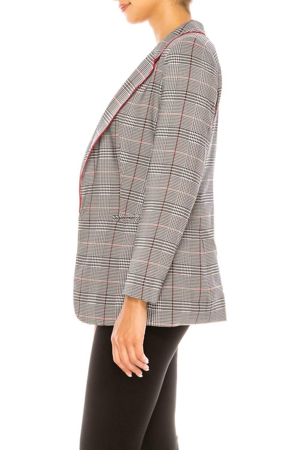 Peter Nygard - Houndstooth Print Blazer - Rack Hunt