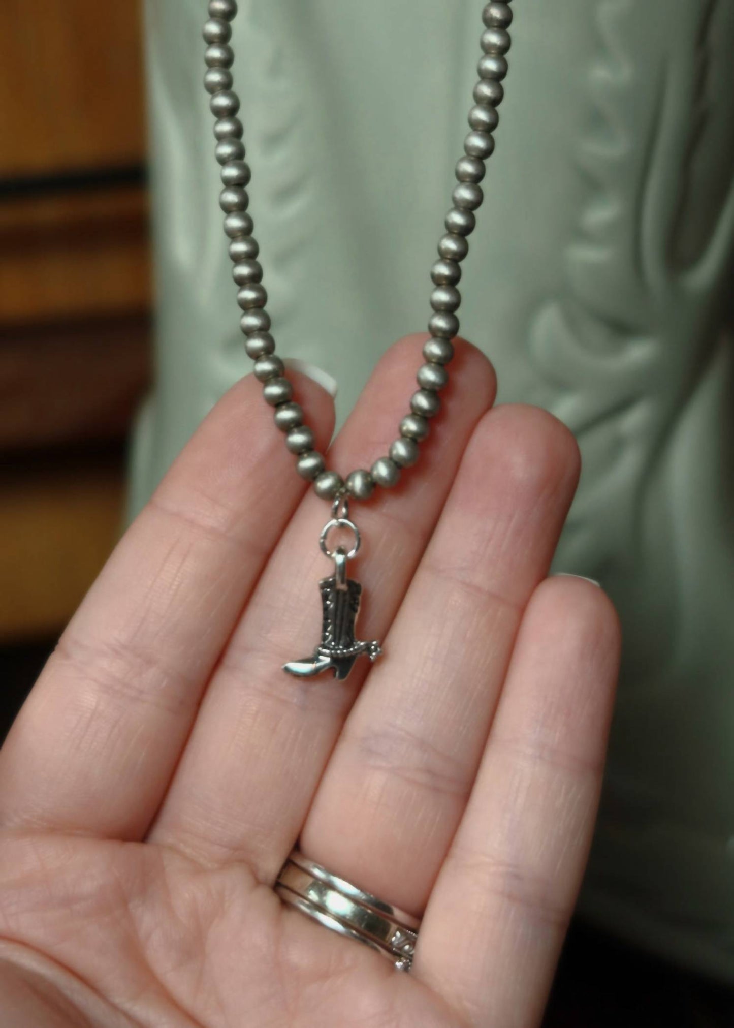 Women's Millie Cowboy Boot Charm Necklace