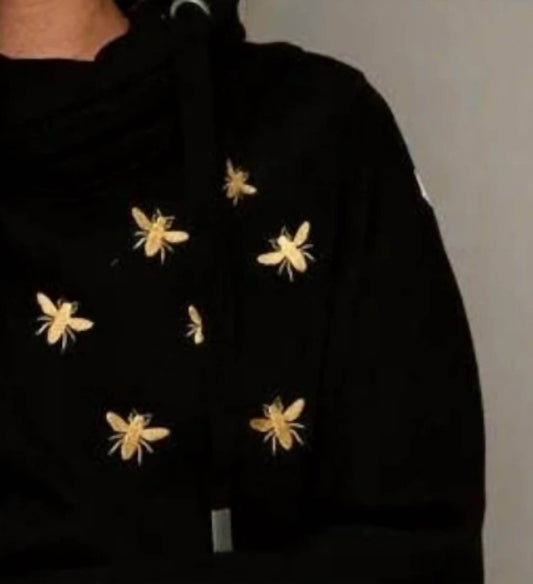 James Steward - Embroidered Bee Luxe Hoodie - Rack Hunt -