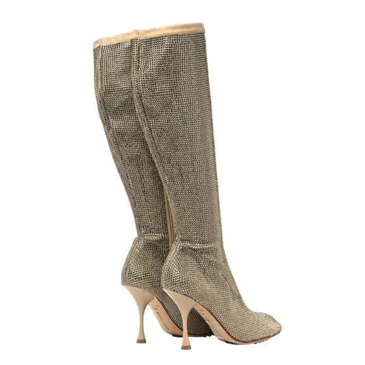 Women's Sparkle Dot Embellished Boots