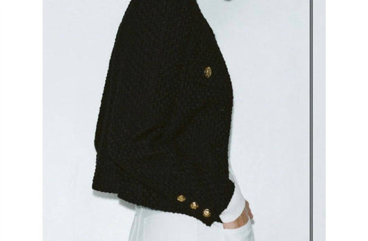Long Sleeve Tweed Blazer