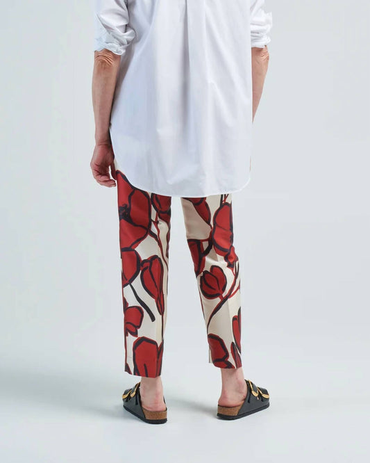 High Rise Printed Pants