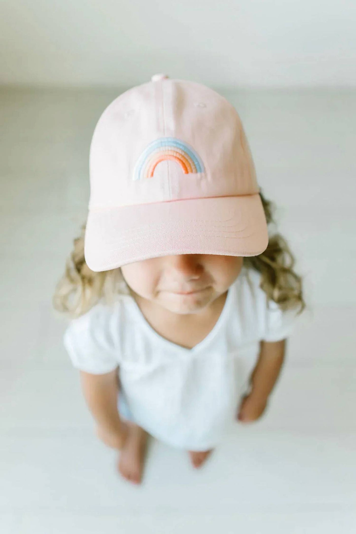 Girl's Blushing Rainbow Cap