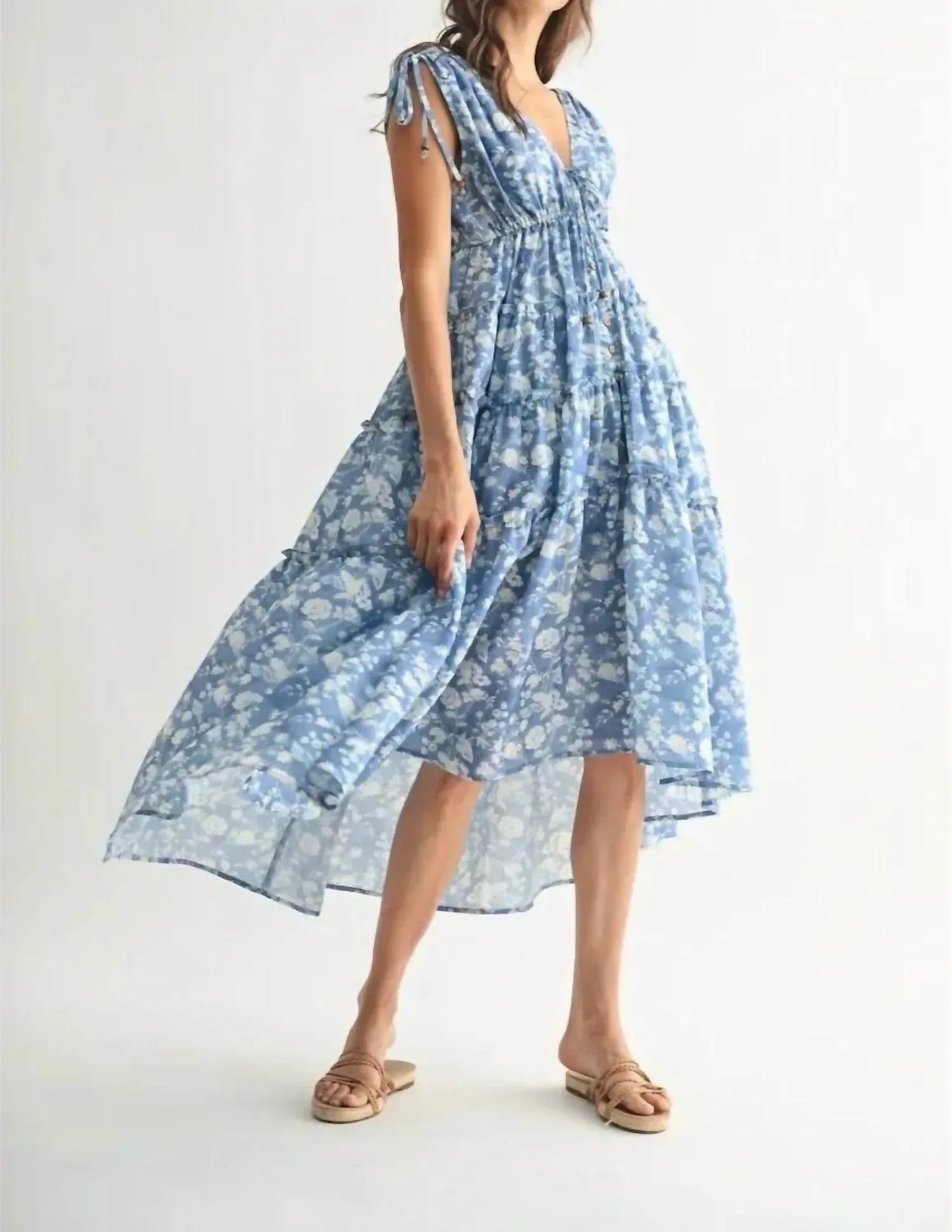Camellia - Colorado Bell Midi Dress - Rack Hunt