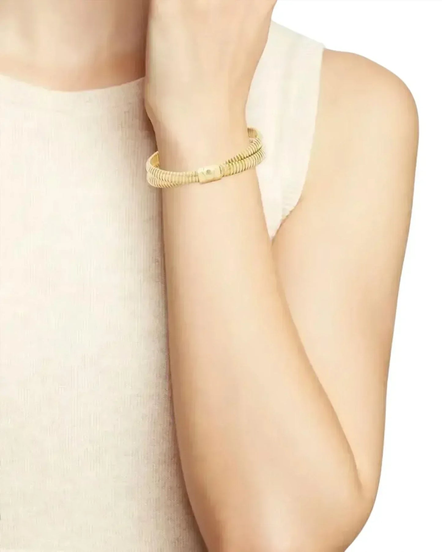 Jennifer Zeuner - Women's Magda Diamond 14k Pave Reversible Evil Eye Hamsa Bracelet - Rack Hunt
