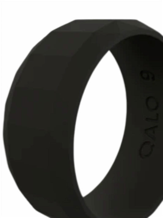 Men's Faceted Silicone Ring