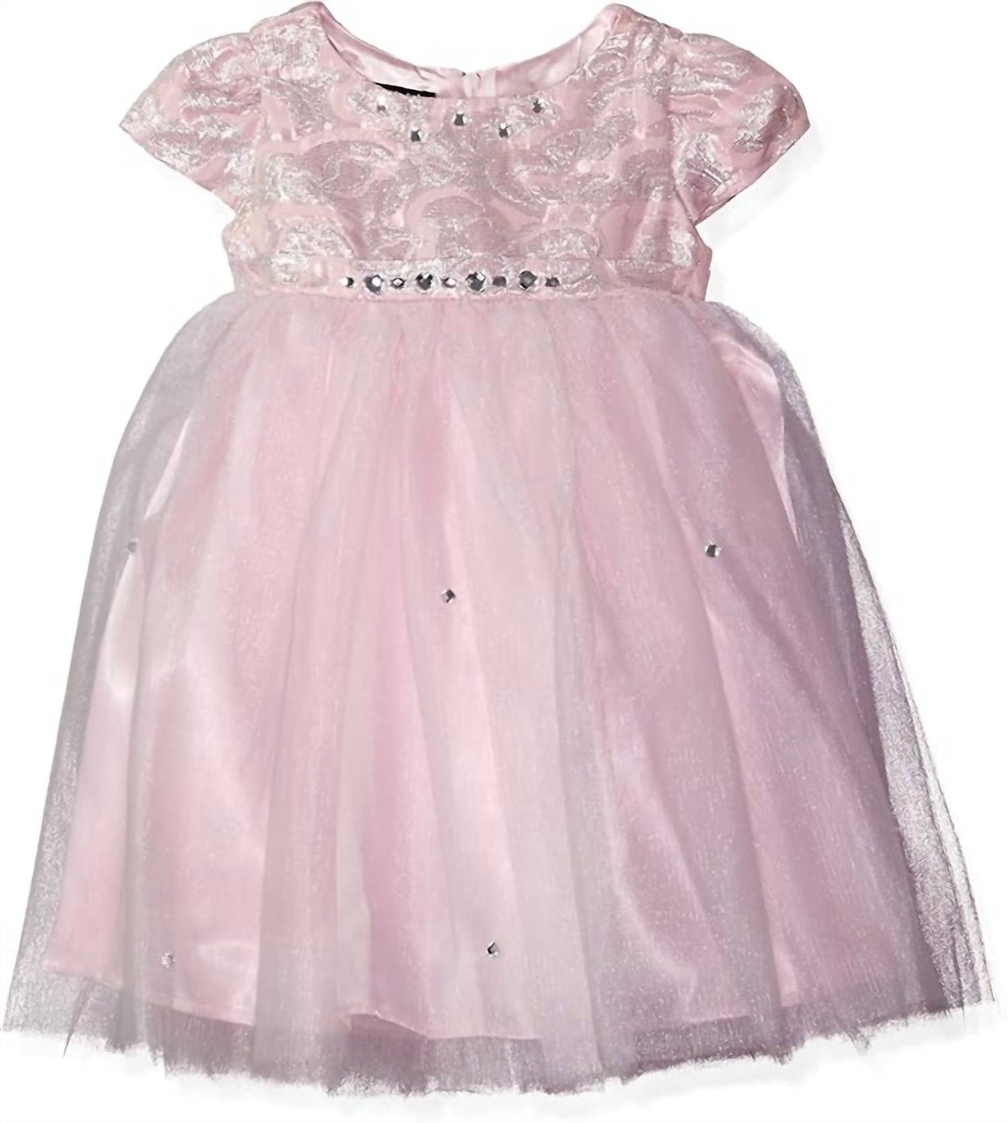 Toddler Fancy Brocade Tulle Ballerina Dress