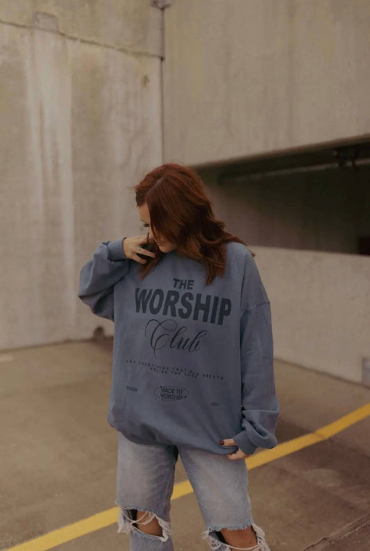 Worship Club Crew Sweatshirt