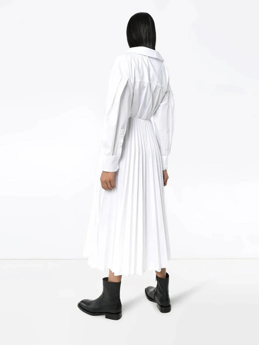 Valentino - Pleated Midi Wrap Dress - Rack Hunt