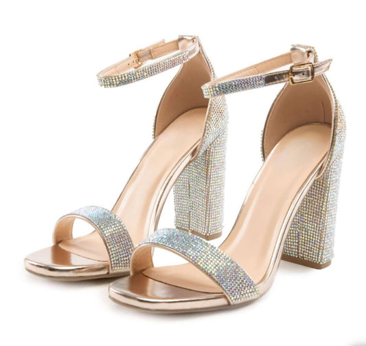 Women's Stepping Out In Sparkles Sequin Rhinestone Heels