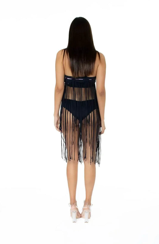 NHall Resortwear - Bella Macrame Cover Up - Rack Hunt
