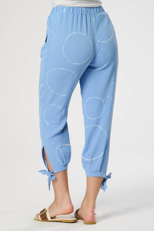 Saloos - Three Quarter With Cuff Tie Accent Trousers - Rack Hunt -