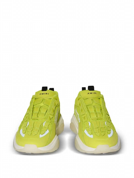 Men's Volt And Reflective Skeleton Bone Runner Sneakers