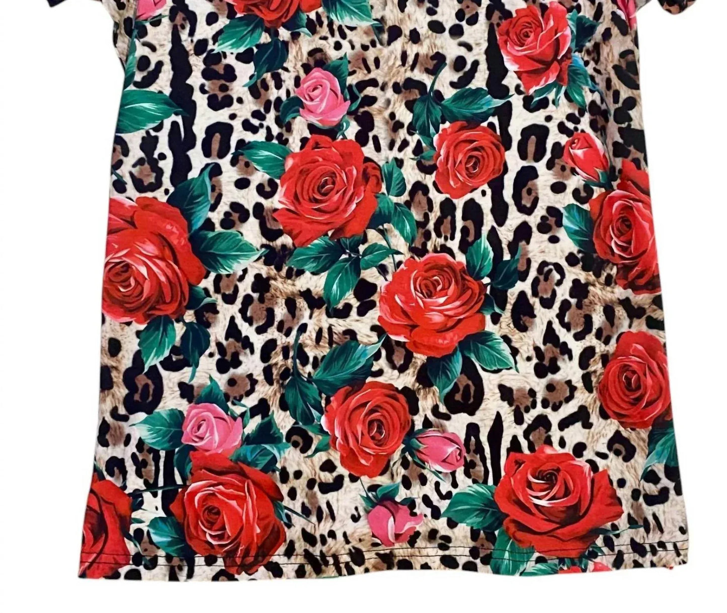 Lulu Clothes - Women's Wild Print Puff Sleeve Top - Rack Hunt