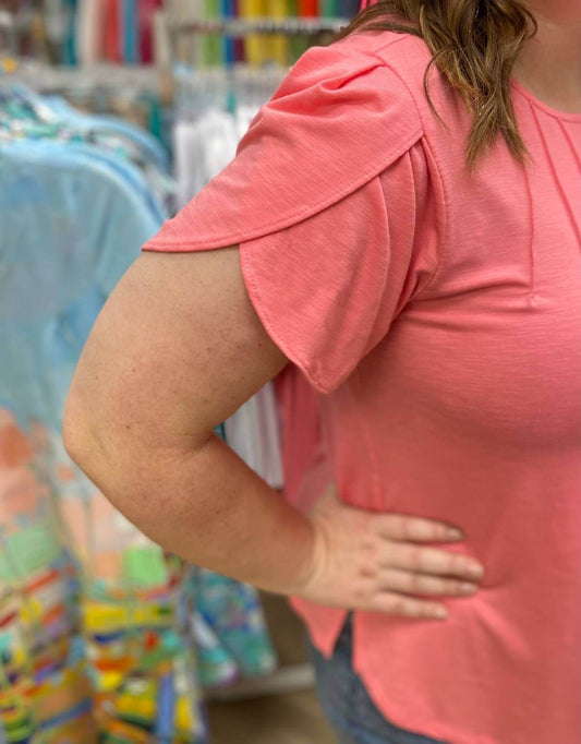 Southern Lady - Tulip Short Sleeve Top - Rack Hunt