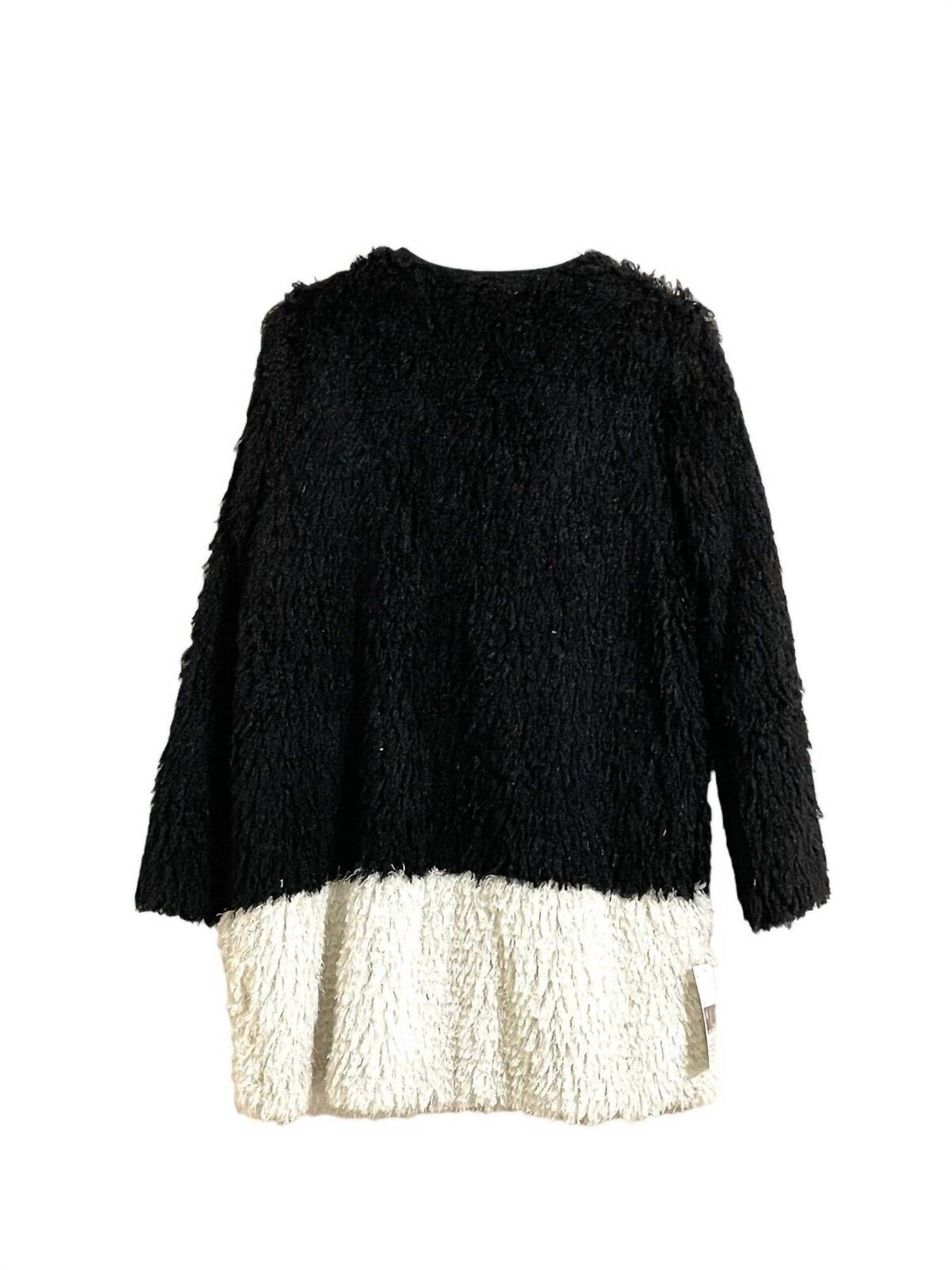 Hazel - Women's Faux Fur Two Tone Jacket - Rack Hunt -