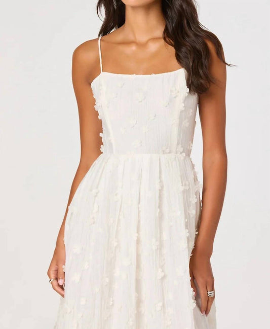 Avani 3d Floral Midi Dress