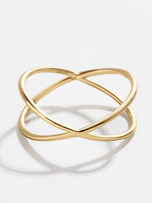 BaubleBar Women's Katherine Ring in Gold - view 2